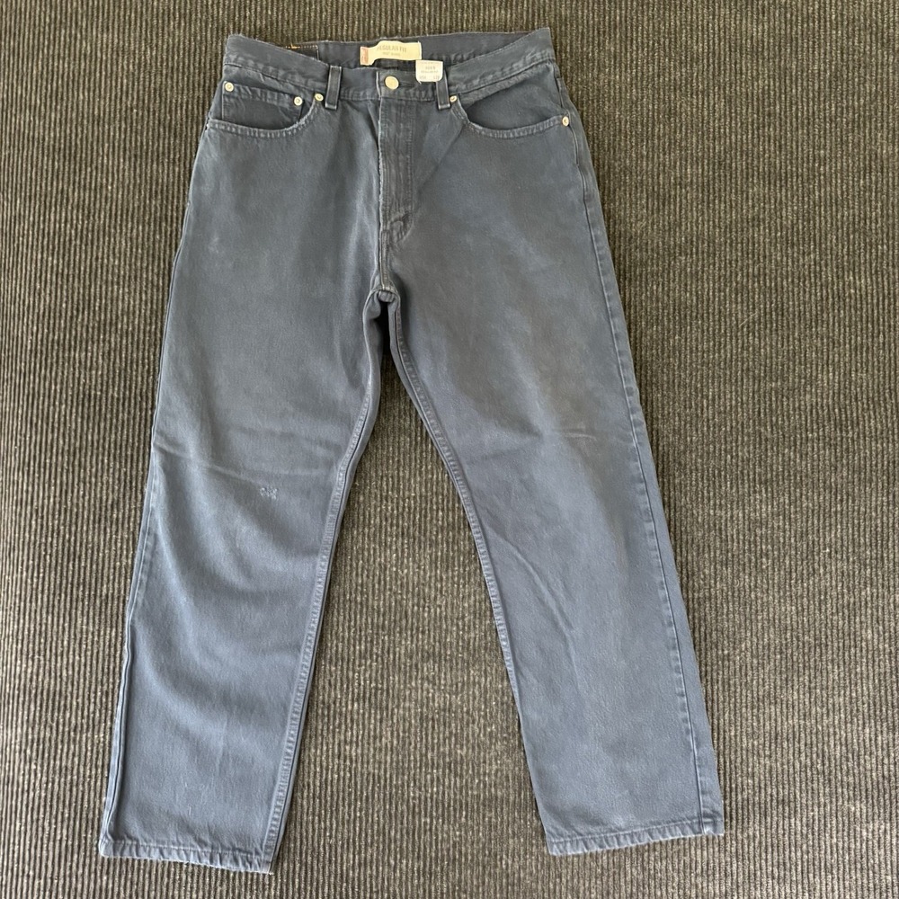 Levis 505 Jeans Men s Stretch Regular Fit Zip Navy 34x30